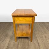 Pair of Swedish solid pine bedside tables from the 1980s