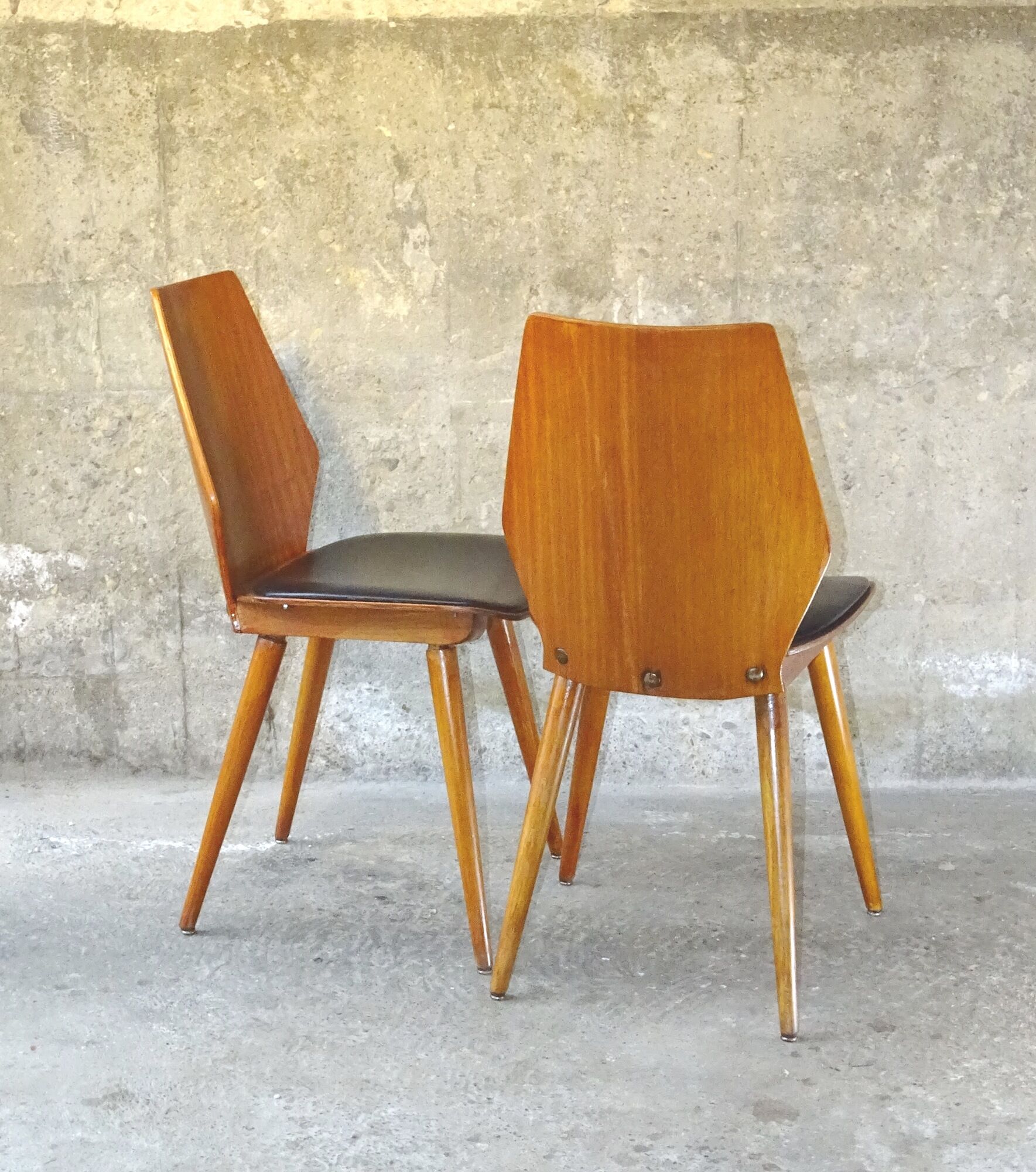 2 baumann chairs 800 Max Bill 1970