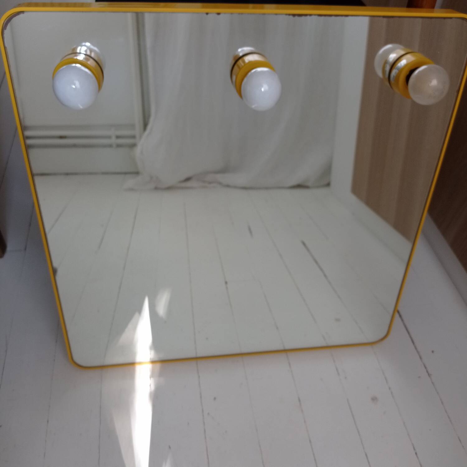 Vintage “Gedy” illuminated mirror