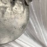 Art Nouveau ashtray in pewter signed L. Kann, foundry Siot-Decauville