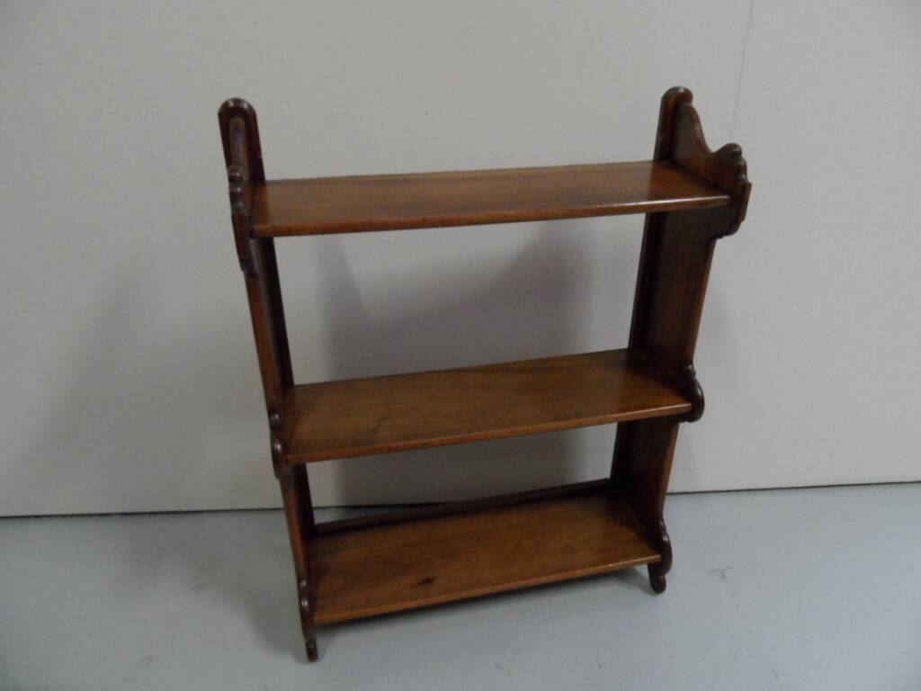 Antique walnut hanging rack