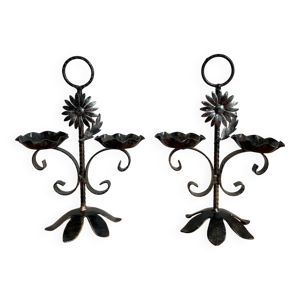 Bougeoirs brutaliste