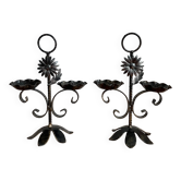 Bougeoirs Brutaliste Art Populaire