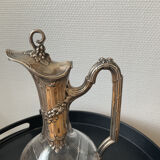 Carafe silver vermeil grapes 🍇