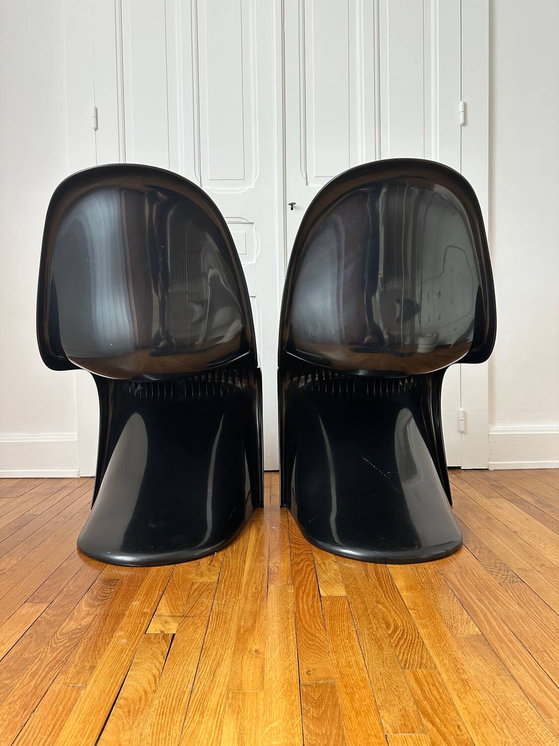 Pair of Verner Panton chairs by Herman Miller, 1975