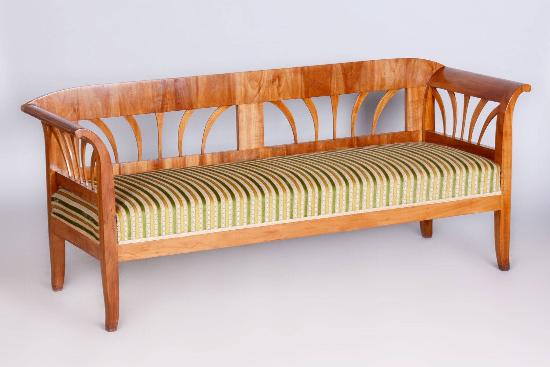 Biedermeier Sofa in Cherry and Spruce, 1820s