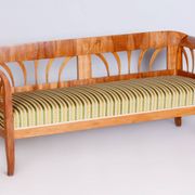 Sofa Biedermeier en cerisier et épicéa, années 1820