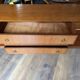 Vintage teak veneer enfilade in brown by Greaves & Thomas, 1960s, mid-century style.
