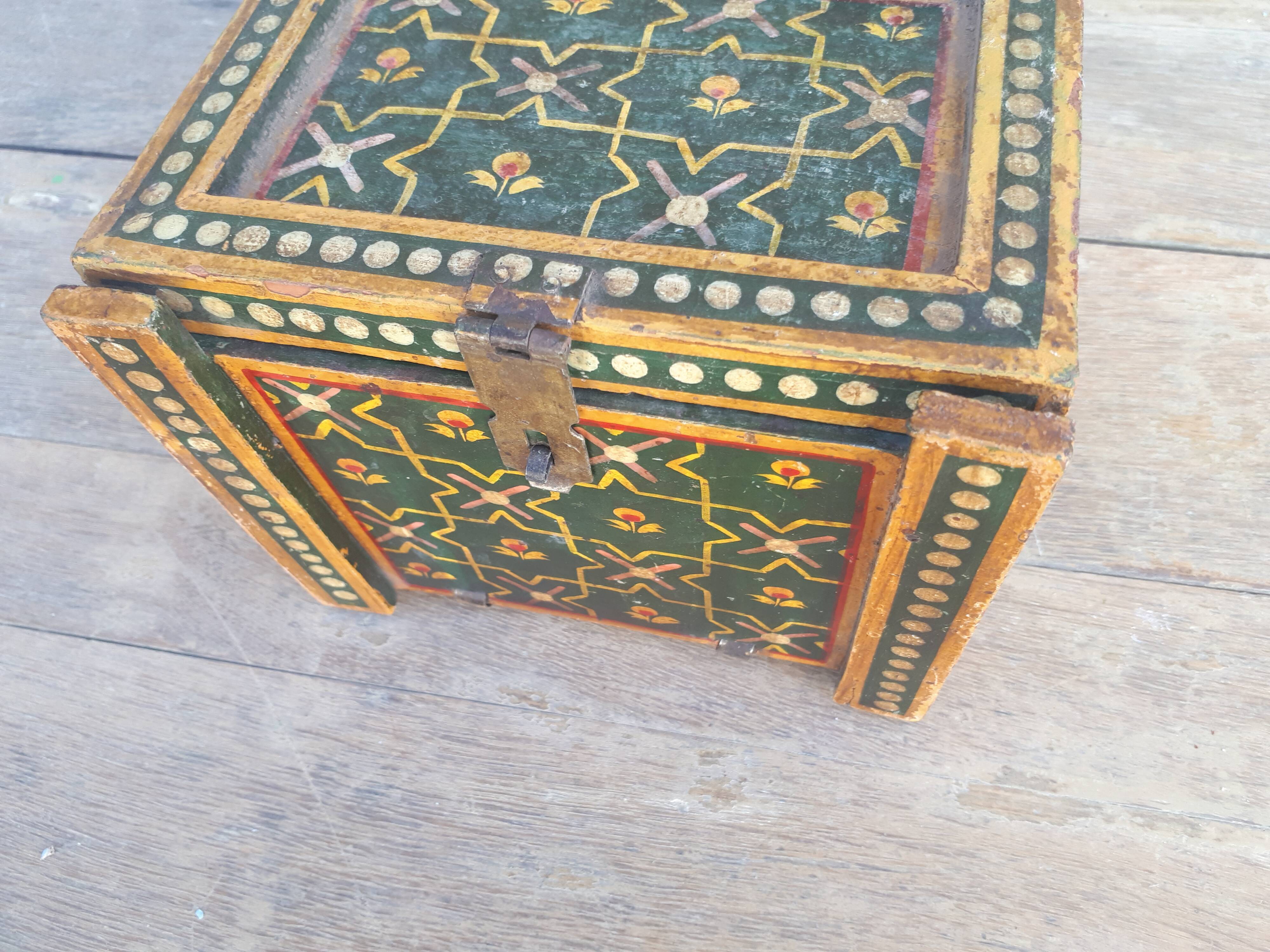 Ancient Indian jewelry box