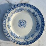2 assiettes Faïence Ancienne (Décor Bleu)