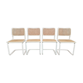 Lot de 4 chaises Cesca modèle de Marcel Breuer