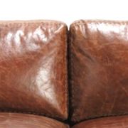 Canapé scandinave vintage en cuir