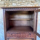 Meuble de rangement vitrine à 5 tiroirs style directoire