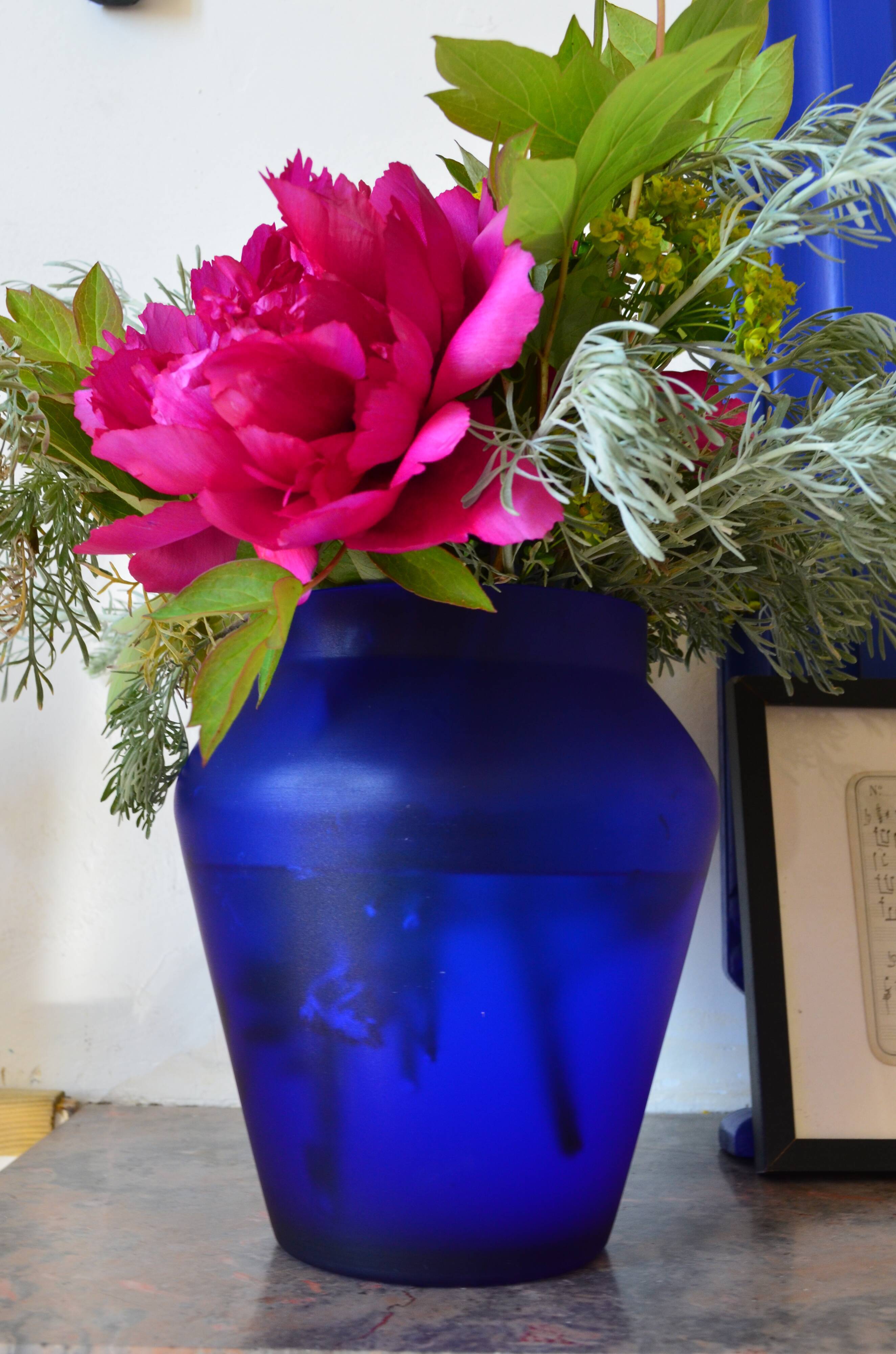 Blue vase