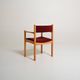 Set of 4 beech armchairs, Denmark, 1960s