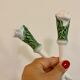 Vintage cabbage bowl and ceramic salad cutlery