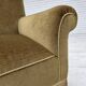1950s, 2 seater sofa/daybed, light green furniture velour, ash wood legs.