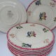 8 dessert plates Longwy Marseille