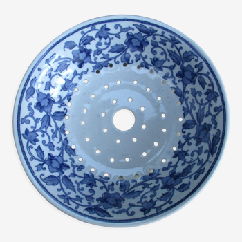 Old ceramic drainer blue décor