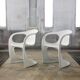 Pair of space age armchairs Casala