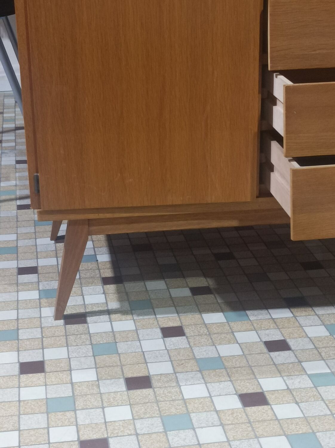 Wardrobe cabinet secretary wardrobe scandinavian teak Vintage