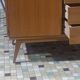 Wardrobe cabinet secretary wardrobe scandinavian teak Vintage