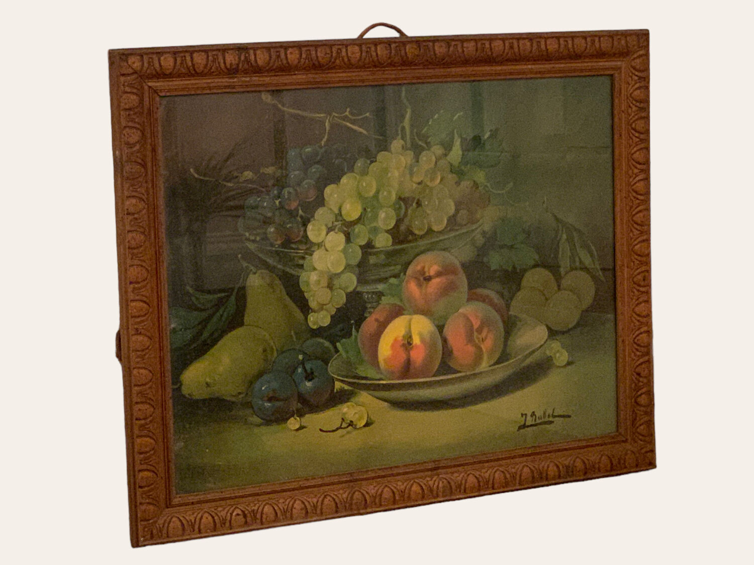 Pair of Still Life Fruit Paintings 1900