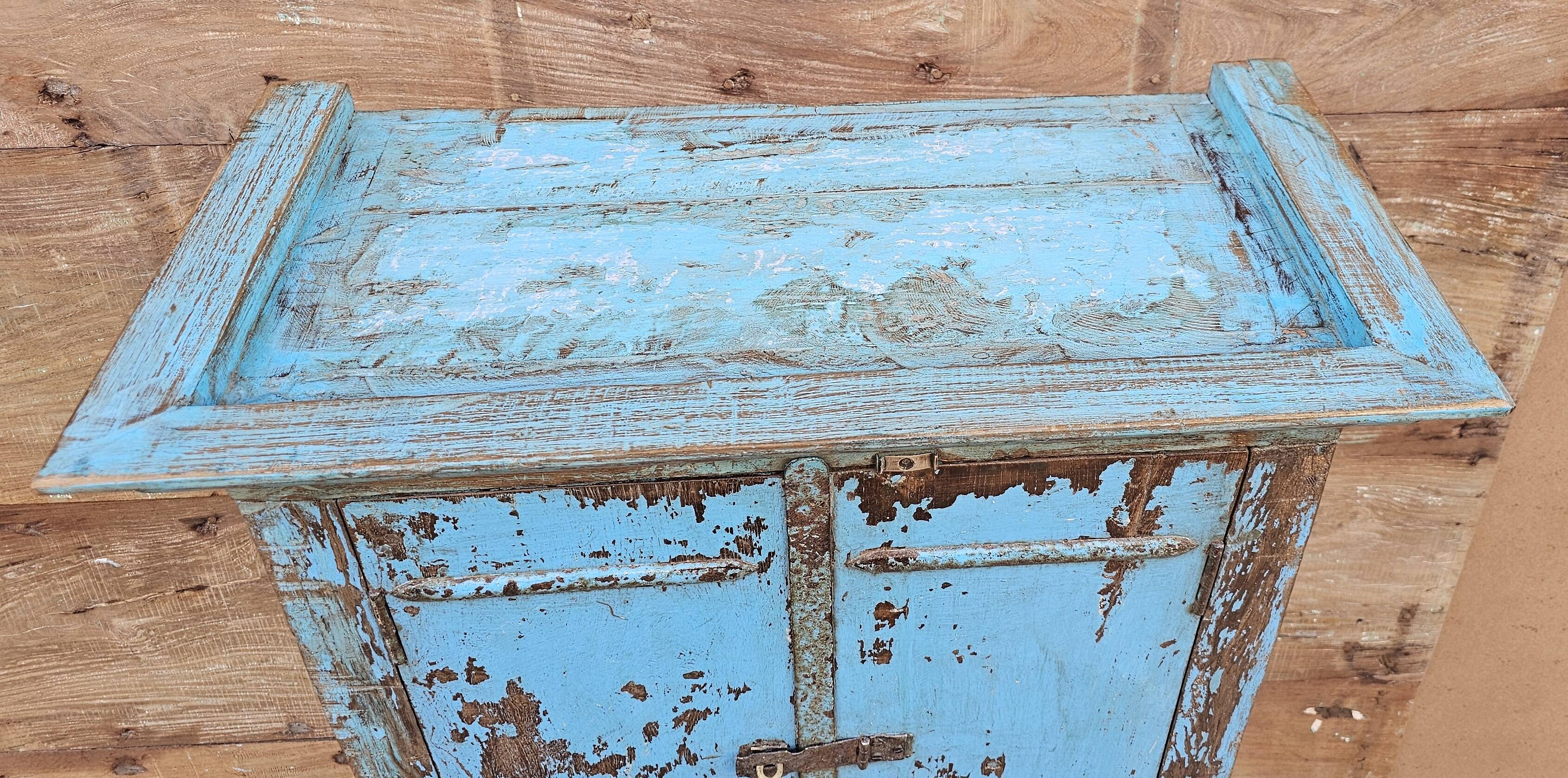 Antique tribal teak sideboard from Burma.