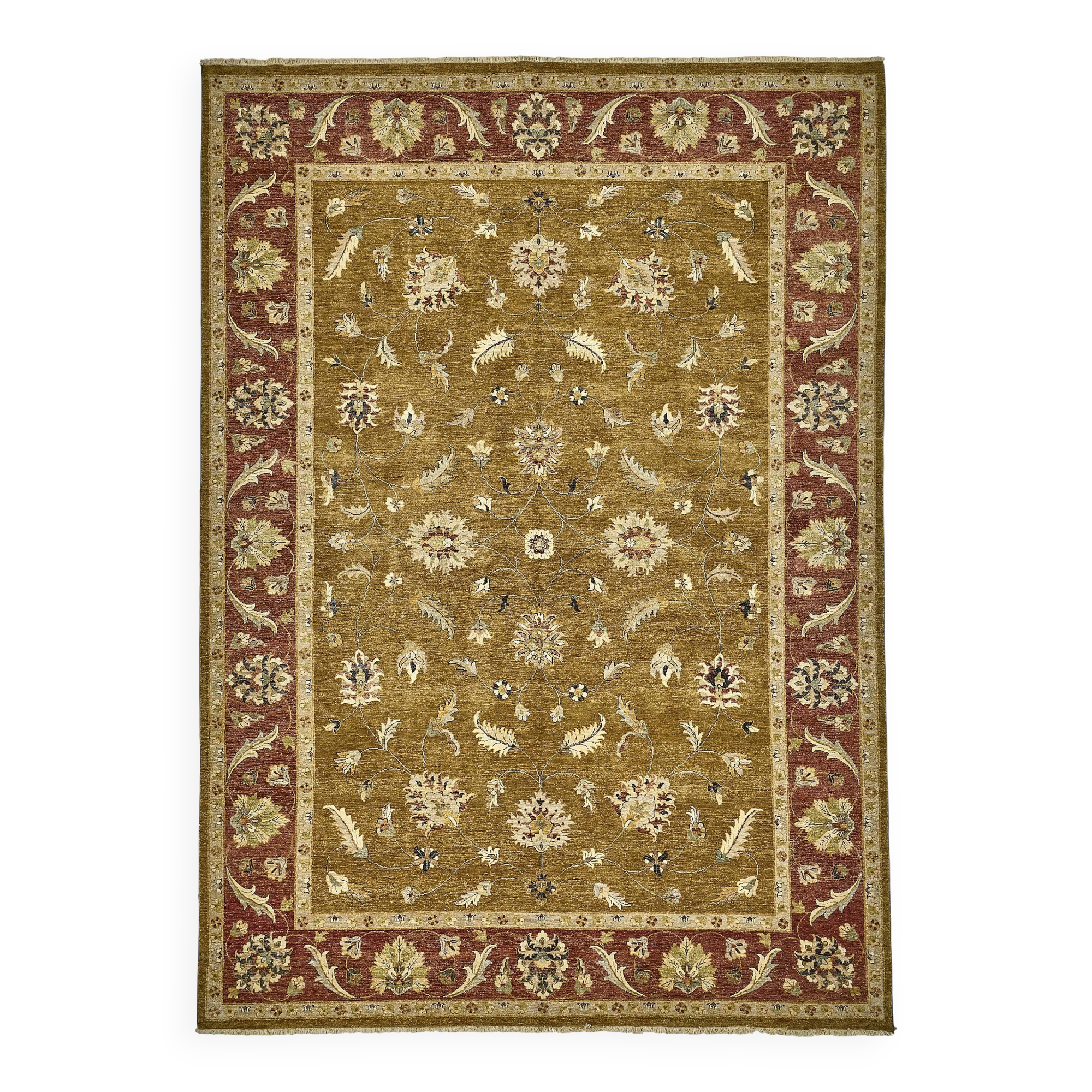 Turkish Handknotted Wool Oushak Rug 302 cm x 424 cm