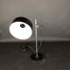 Lampe de table en métal italien vintage et nickelé des années 50