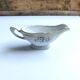 Vintage sauce boat L'Amandinoise model Paola white cream flowers