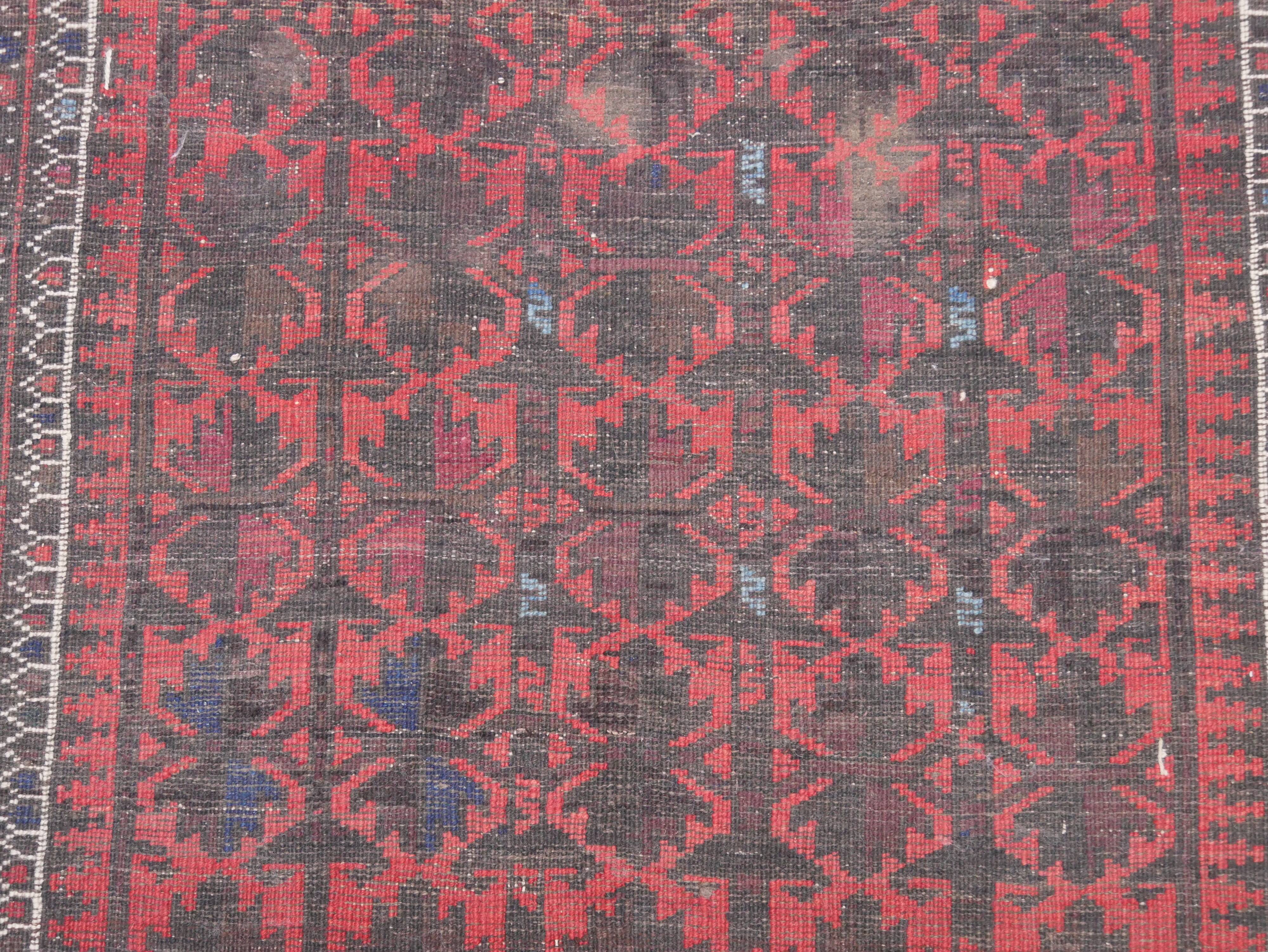 Oriental carpet handmade Persian Belouch