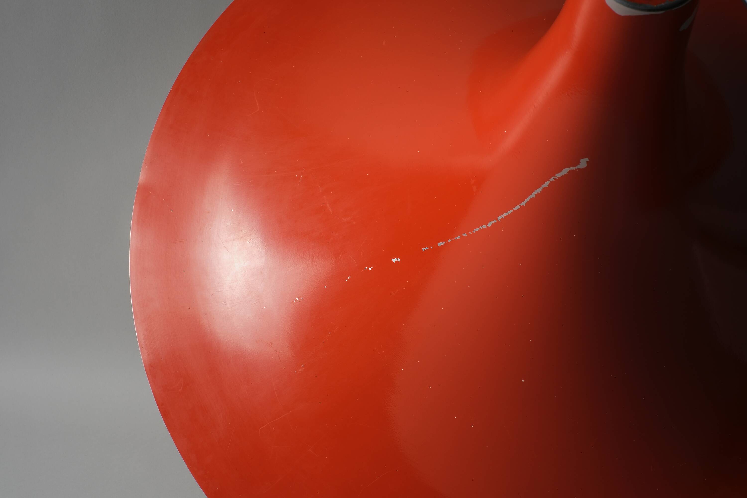 Suspension sorcière XL Massive Lighting, orange laqué, Belgique, 1960s