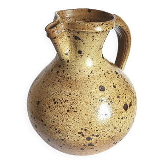 Pichet vase en grès pyrité 20 cm