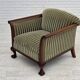 1950s, Danish armchair, furniture velour, teak wood.
