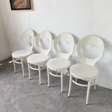 Set of 4 Baumann bistro chairs, Mouette model