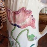 Carafe .slip. decor poppies