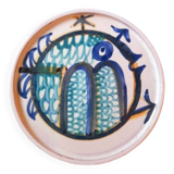 Plat poisson en céramique 1960.