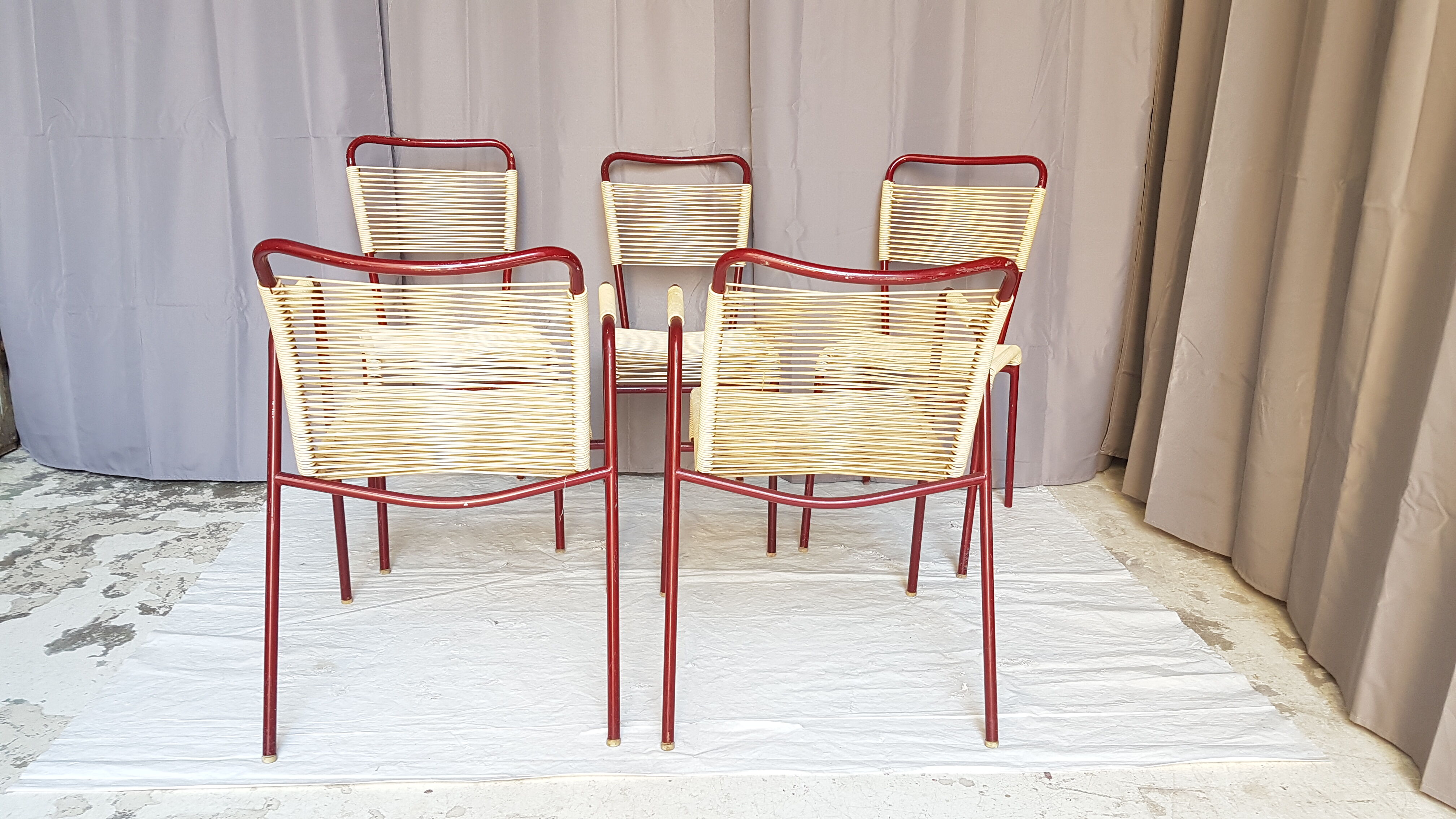 "vintage 60" garden seat set