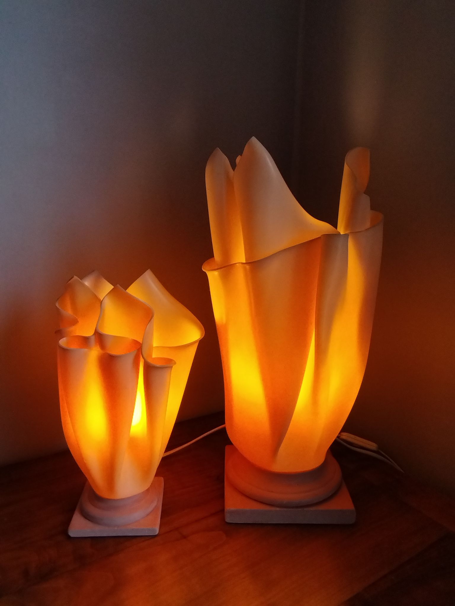 Pair of table lamps 1970