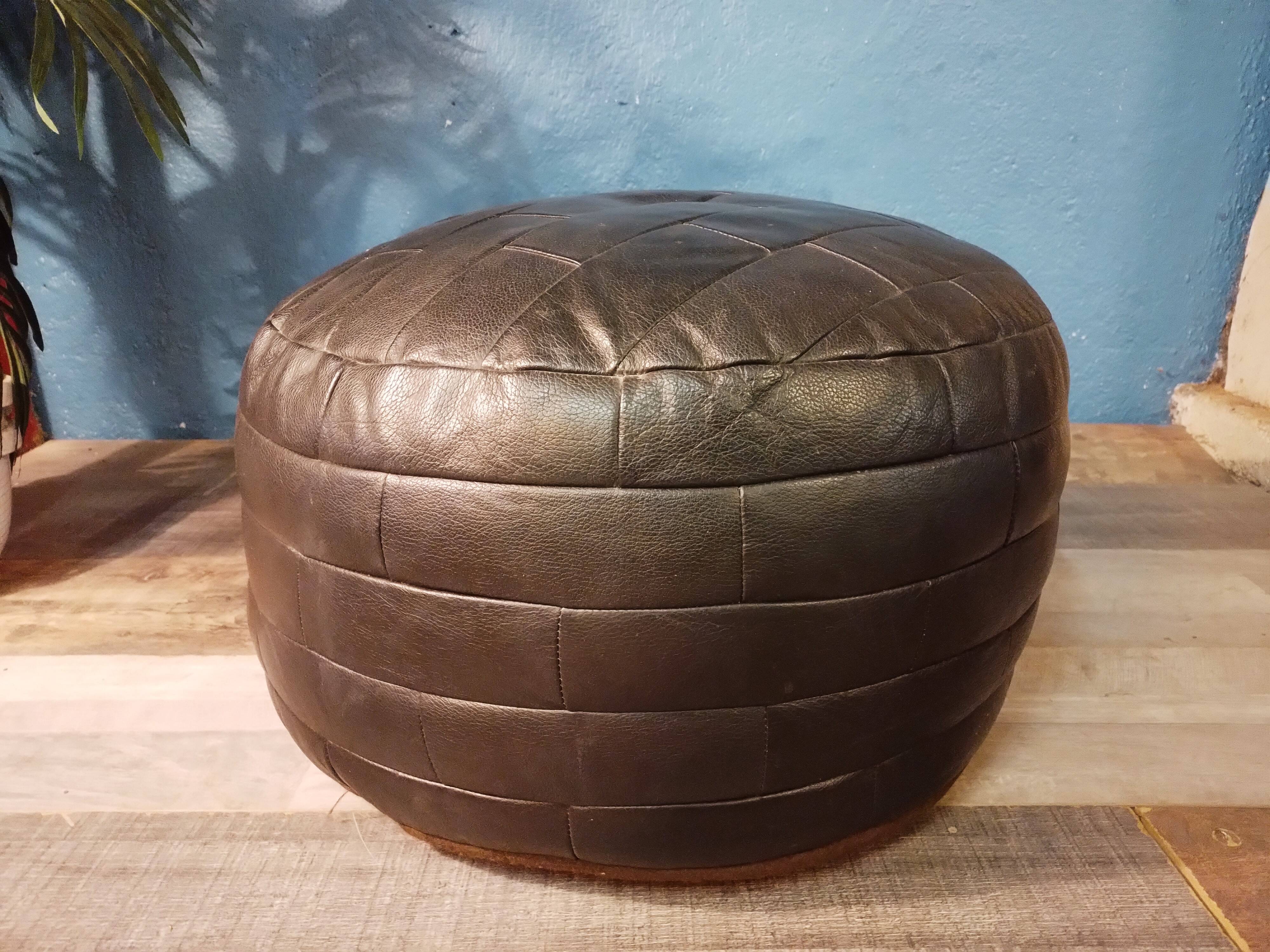 De Sède style pouf 1970s