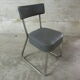 Bureau en métal années 60' type Strafor avec chaise