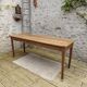 Oak farmhouse table