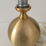 Vintage golden metal ball lamp foot