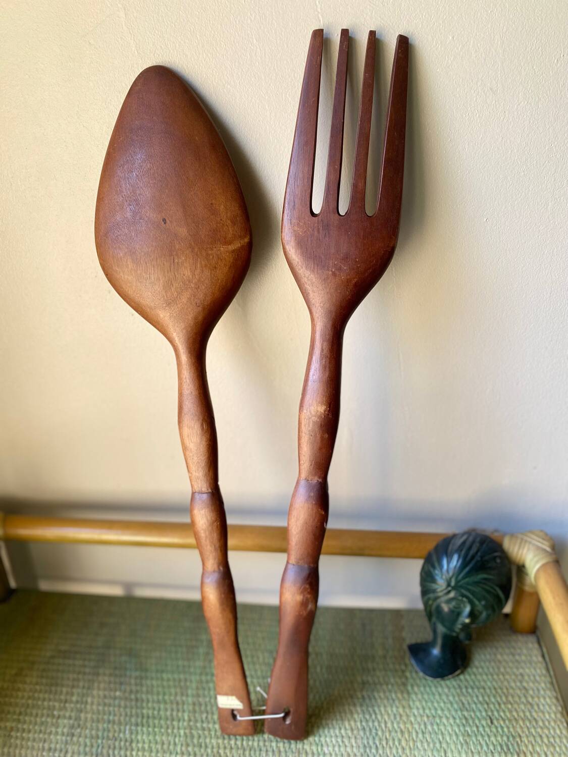 Carved wooden decoration