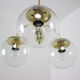 Mid-century chandelier Kamenický Šenov, 1980
