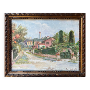 Tableau HST/P "Mediterranean Landscape" ref. H. Hayden
