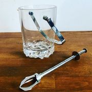Ice bucket and tongs