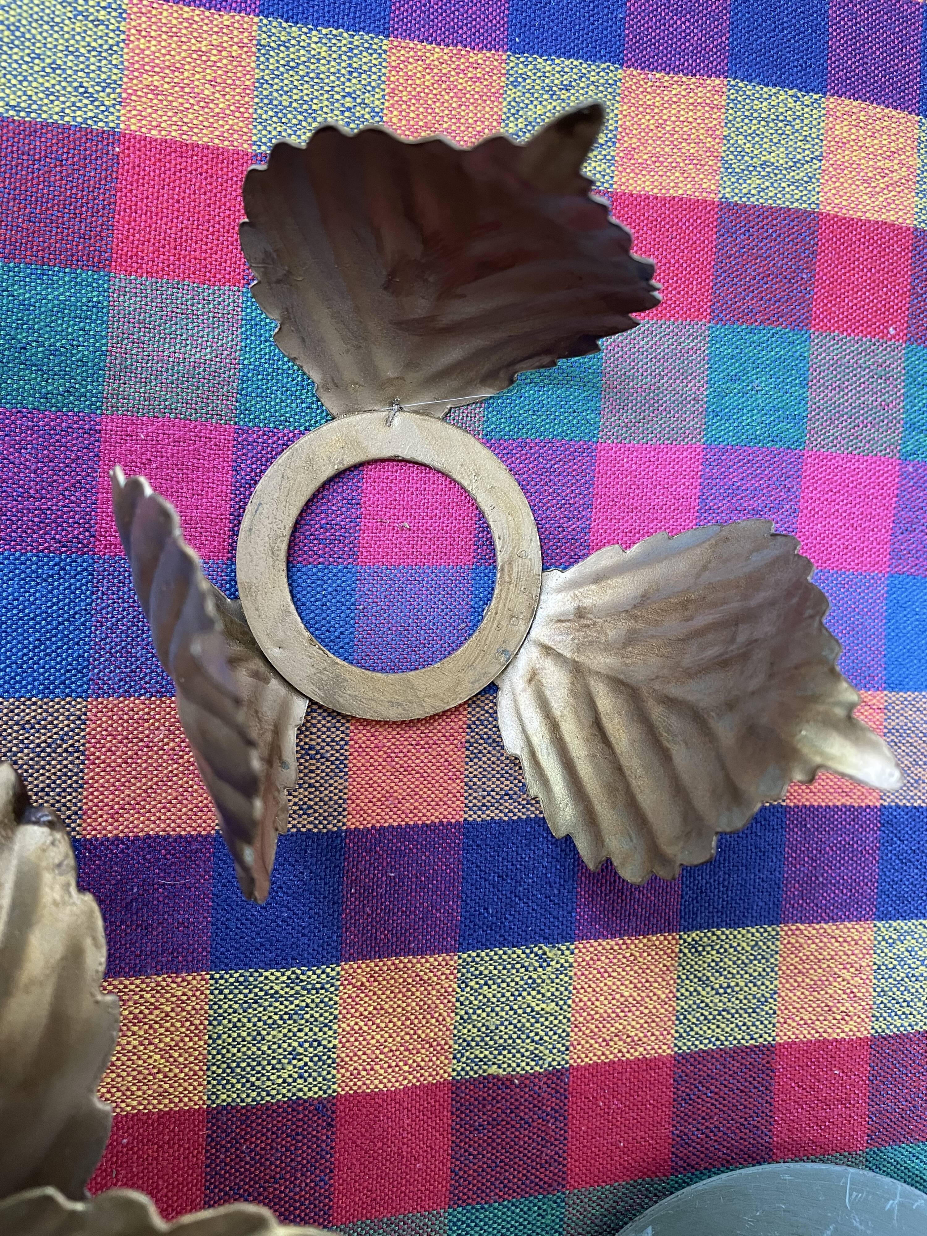 Masca golden flower wall light