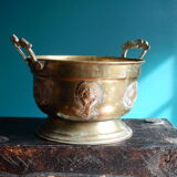 Cache-pot sartic sa maroc in brass and copper